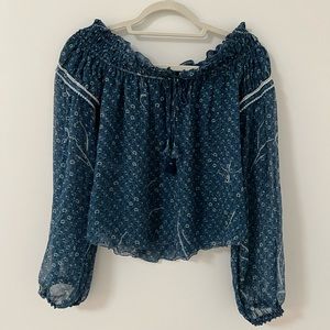 Poupette St Barth off the shoukd blouse